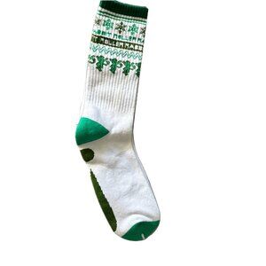 Roller Rabbit Original Cult-Classic Monkey Pattern Women's Tube Socks Green NEW